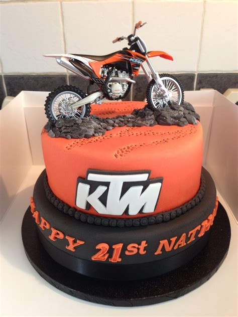 Motocross Dirt Bike Cake